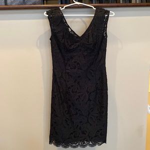 Lilly Pulitzer black lace dress, Sz 4